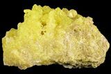 Lemon-Yellow Sulfur Crystals on Matrix - Bolivia #66292-1